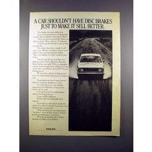 1972 Volvo Car Ad - Shouldn't Have Just to Sell Better!