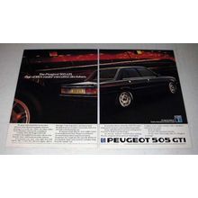 1984 Peugeot 505 GTI Car Ad - Executive Decisions!