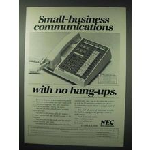 1984 NEC Ansafone E-616 Telephone Ad - Small-Business