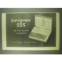 1954 State Express Cigarettes Ad - State Express 555 the best cigarettes