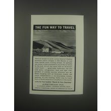 1962 Airstream Trailer Ad - The fun way to travel