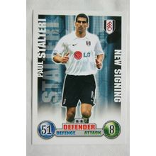 2007/08 Topps Match Attax Trading Card - Paul Stalteri, Fulham FC