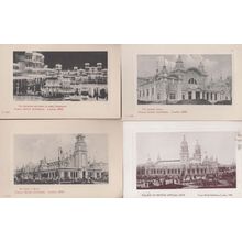 Franco Exhibition Canadian Arts Music Palace Night Illuminations 4x EX Postcard