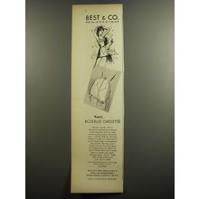 1952 Best & Co. Trea Rosebud Girdlette Advertisement