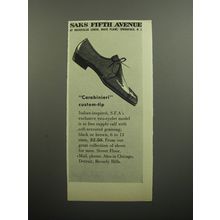 1957 Saks Fifth Avenue Shoes Ad - Carabinieri custom-tip