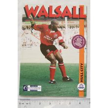 1996 programme Walsall v. Hull City
