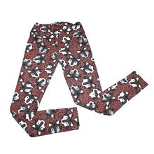 Womens Leggings OS One Size 0-12 Wildlife Design Colorful Fox LulaRoe