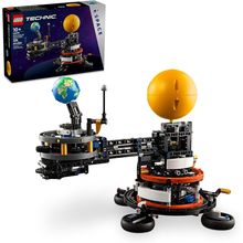 LEGO Technic Planet Earth and Moon in Orbit Building Set, Outer Space Birthday G