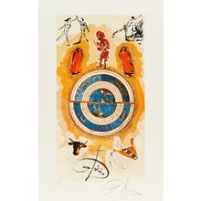 Salvador Dali (1904-1989). Lyle Stuart Tarot Suite of 6, 1978 card 3 Poster Canv