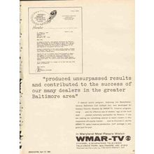 wmar tv 1965 baltimore md norelco electric razor success vintage ad