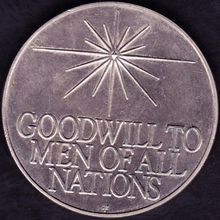 United Nations Medallion Goodwill to men of all nations - Peace on Earth