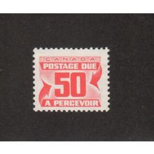 J40 - Postage Due, 50cents, Forth Issue, MNH, Canada Stamp