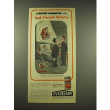 1944 Eveready Batteries Ad