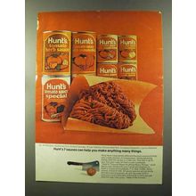 1973 Hunt's Tomato Sauces Ad - Make Anything