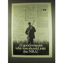 1977 NRA National Rifle Association Ad - Good Reasons