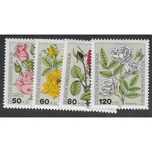 BERLIN - 1982 (SET) U/M 'ROSES' (4v) (EBID57-033)