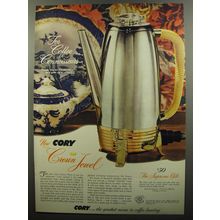 1953 Cory Crown Jewel Coffee Maker Advertisement - For Coffee Connoisseurs