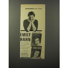 1953 Franklin Watts Books Ad - Francie and Francie Again by Emily Hahn