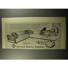 1956 U.S. Koylon foam Advertiement - sectional sofa by Meyor-Gunther-Martini