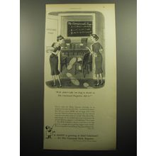 1958 Cincinnati Enquirer Newspaper Ad - Robert Day cartoon - Didn't take long