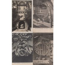 Braunschweig Haus Statue 4x German Old Postcard s
