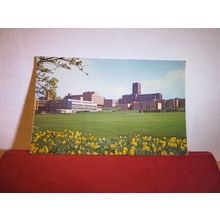 UNIVERSITY & CATHEDRAL, GUILDFORD Surrey. used postcard Colourmaster 1980 pm =