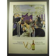 1960 Seagram's V.O. Whiskey Ad - 50 years of Broadway come to life