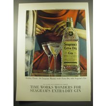 1960 Seagram's Extra-Dry Gin Ad - Holiday Classic: The Seagram Martini