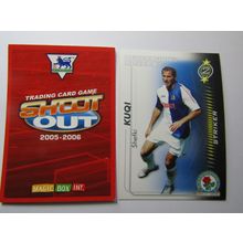 Shefki Kuqi - Blackburn Shoot Out 2005 2006 Magic Box Football Card (EF1)