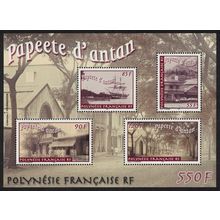 Fr. Polynesia Papeete in Old Photographs MS 2003 MNH SG#MS956 MI#Block 29