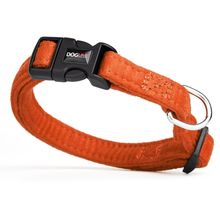 Comfort Microfiber Flat Collar Orange 5/8"-11"-17"