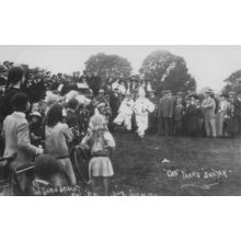 Storrington 1910 Nursing Assoc Comic Cricket Match Sussex Photo Postcard