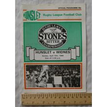 1988 programme Hunslet v. Widnes
