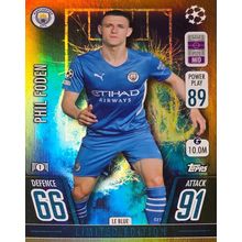 Match Attax 21/22 Phil Foden Blue Limited Edition LE Blue MANCHESTER CITY