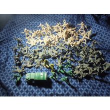 1970's LOT of 75 Plastic ARMY MEN! $20.00 Shipped!! I believe these were made...