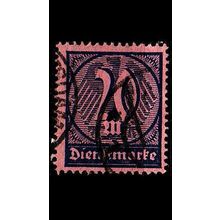 GERMANY REICH Dienst [1922] MiNr 0072 ( O/used ) [La]