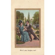 Won't You Forgive Me Old Love Forgiveness Postcard