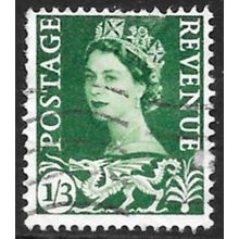 1958-69 Wales Definitive - SG W5 1s 3d QEII C5