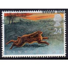 GB 1992 Wintertime - Hare on North Yorkshire Moors 24p Used