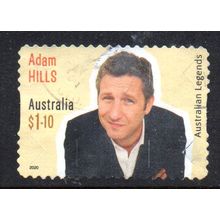 AUSTRALIA: 2020, $1.10 LEGENDS, ADAM HILLS, USED SELF-ADHESIVE STAMP. 540/569
