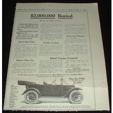 1913 Reo the Fifth Car Ad, $2,000,000 Buried!