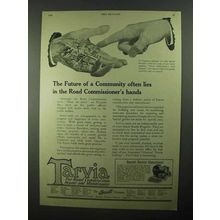 1922 Barrett Tarvia Ad - The Future of a Community