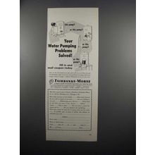 1953 Fairbanks-Morse Pumps Ad - Problems Solved!