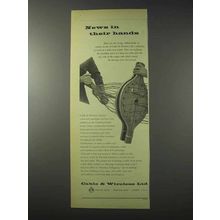 1958 Cable & Wireless Limited Ad - News in Hands