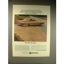 1964 Plymouth Sport Fury 2-Door Hardtop Car Ad - Moves!