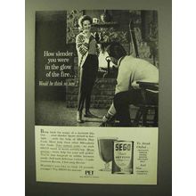 1964 SEGO Diet Food Ad - How Slender You Were