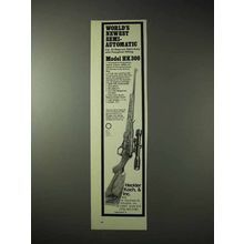 1976 Heckler & Koch Model HK300 Rifle Ad