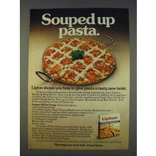 1977 Lipton Soup Mix Ad - Souper Skillet Pasta Recipe