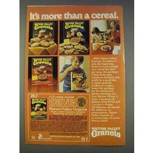 1977 Nature Valley Granola Ad - More Than a Cereal