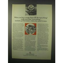 1980 Leupold Scopes Ad - Will Do Everything